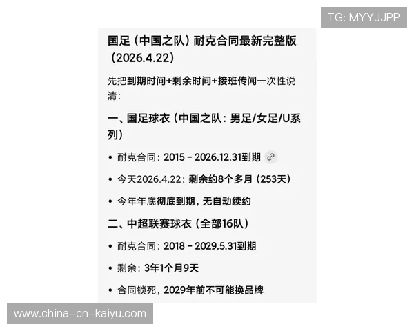 2026 全球体育赞助合同排名：耐克与法国足协的续约金额细节流出。
